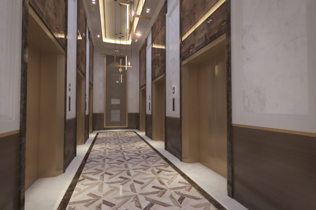 MEGAWORLD INTERNATIONAL ARCOVIA PALAZZO Tower B Elev Lobby