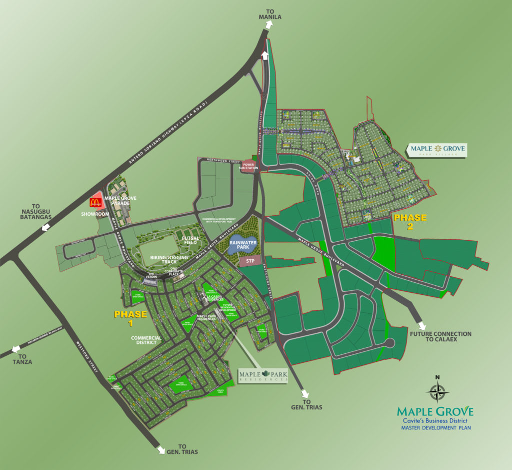 Location for Maple Park Residences