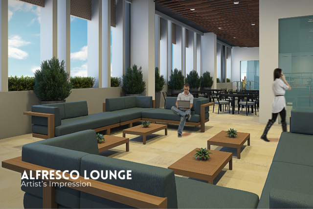 Alfresco Lounge at Maple Park Residences