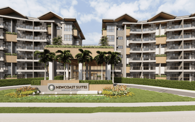 Facade of Newcoast Suite in Boracay Newcoast Philippines