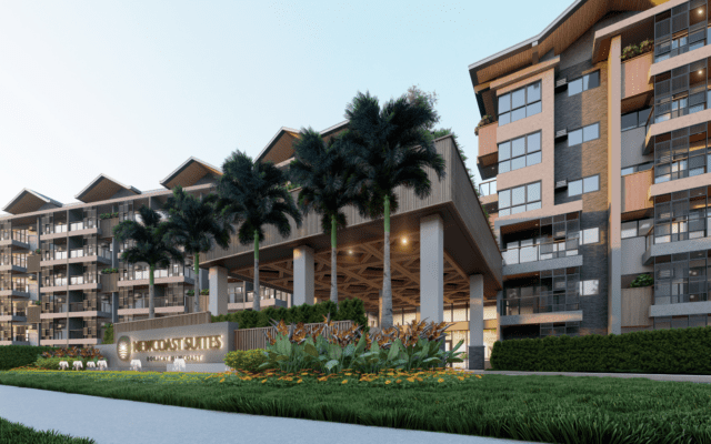 Facade of Newcoast Suite in Boracay Newcoast Philippines