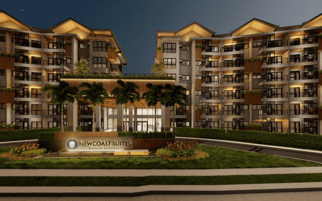 Facade of Newcoast Suite in Boracay Newcoast Philippines