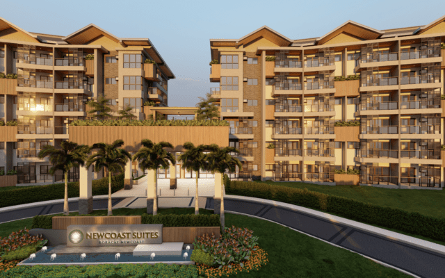 Facade of Newcoast Suite in Boracay Newcoast Philippines