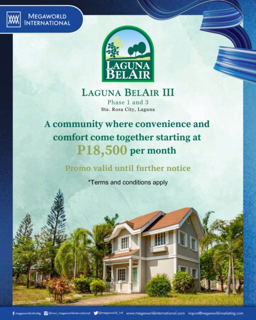 Megaworld International Promo July 2025 Laguna Bel-Air