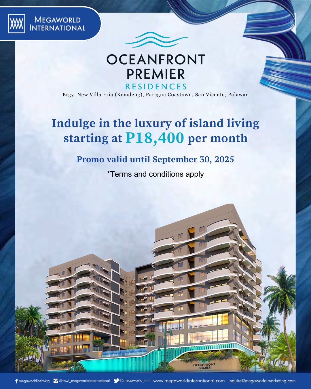 Megaworld International Promo July 2025 Oceanfront Premier