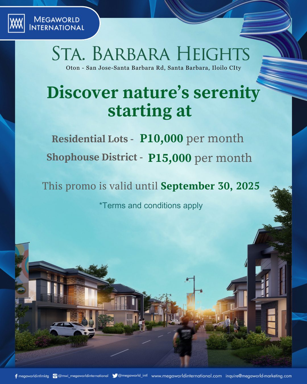 Megaworld International Promo July 2025 Sta. barbara