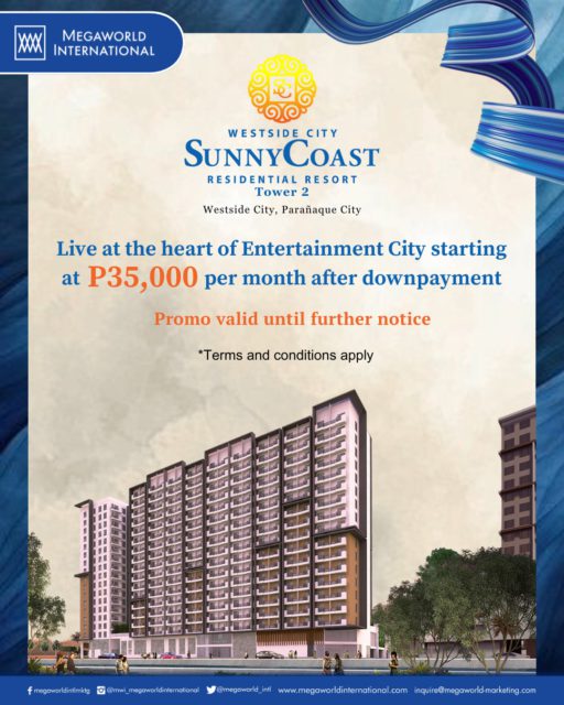 Megaworld International Promo July 2025 Sunny Coast