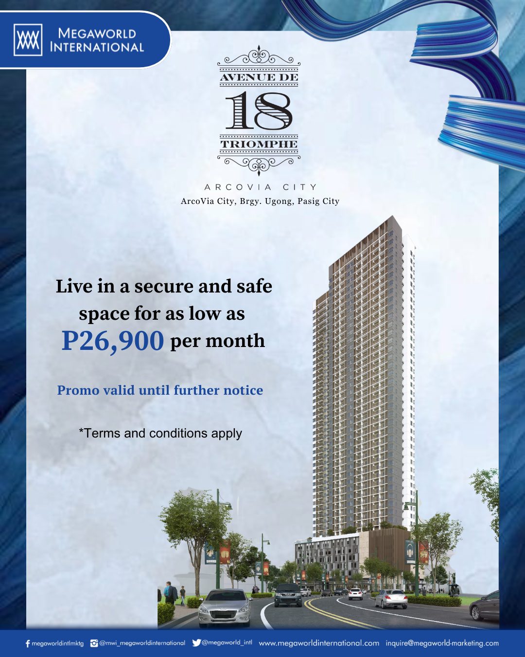 Megaworld International Promo July 2025 Triomphe