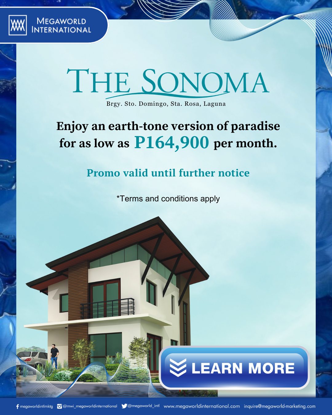 Megaworld International Promo Popup The Sonama Until Further Notice June 2025