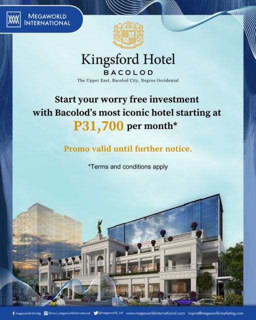 Megaworld International Promo for Kingsford Hotel Bacolod Until Further Notice June 2025