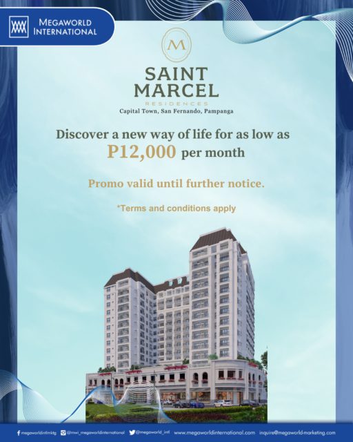 Megaworld International Promo for Saint Marcel Until Further Notice June 2025
