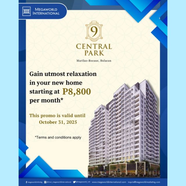Megaworld International Promos 102425 Central Park
