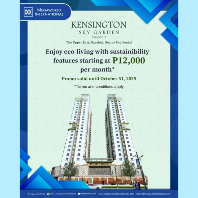 Megaworld International Promos 102425 Kensington Sky Garden