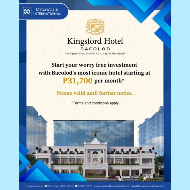 Megaworld International Promos 102425 Kingsford Hotel Bacolod