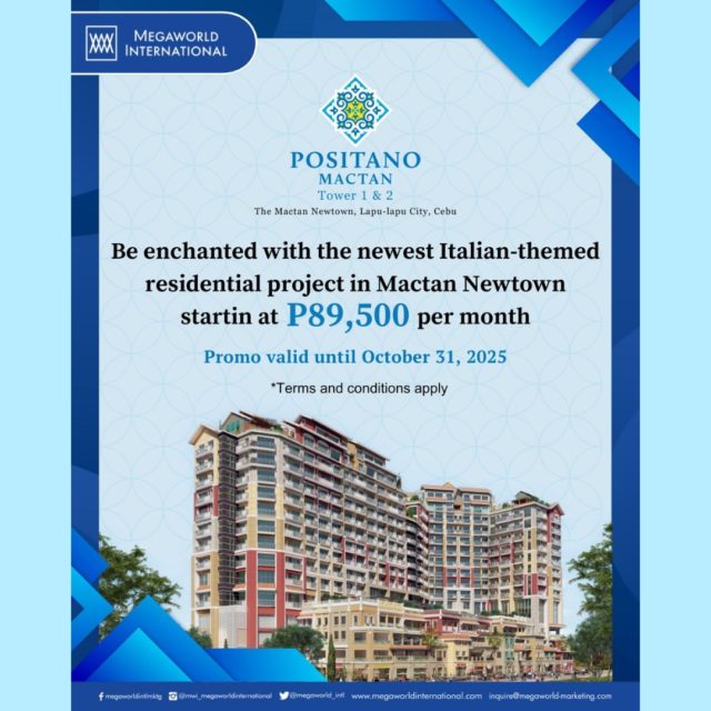 Megaworld International Promos 102425 Positano