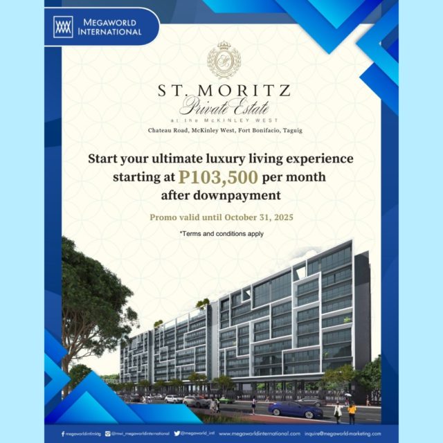 Megaworld International Promos 102425 St. Mortiz