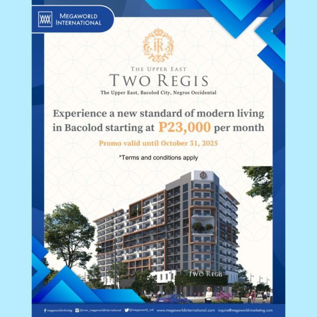 Megaworld International Promos 102425 Two regis