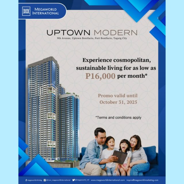 Megaworld International Promos 102425 Uptown Modern