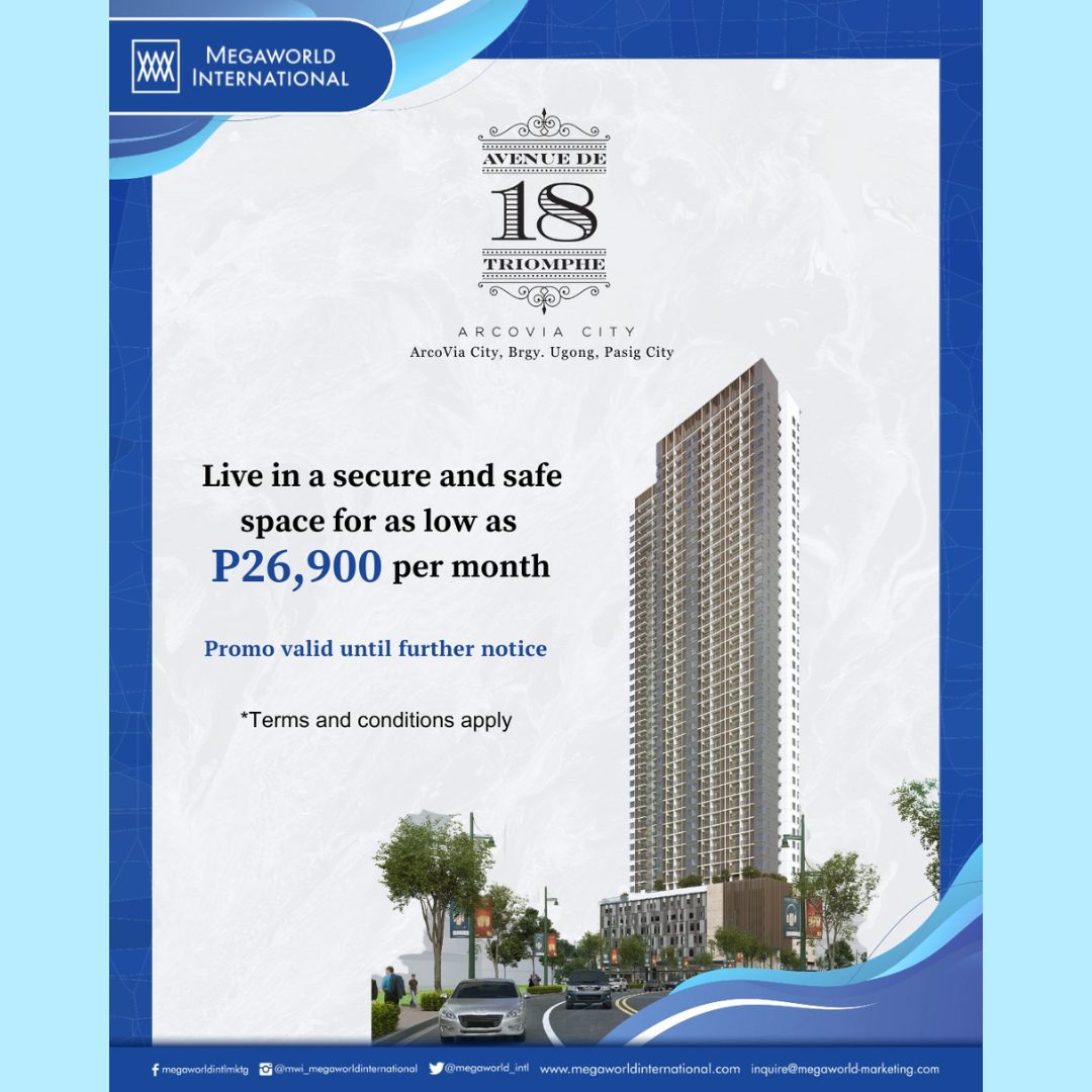 Megaworld International 18 Triomphe Promo 112425