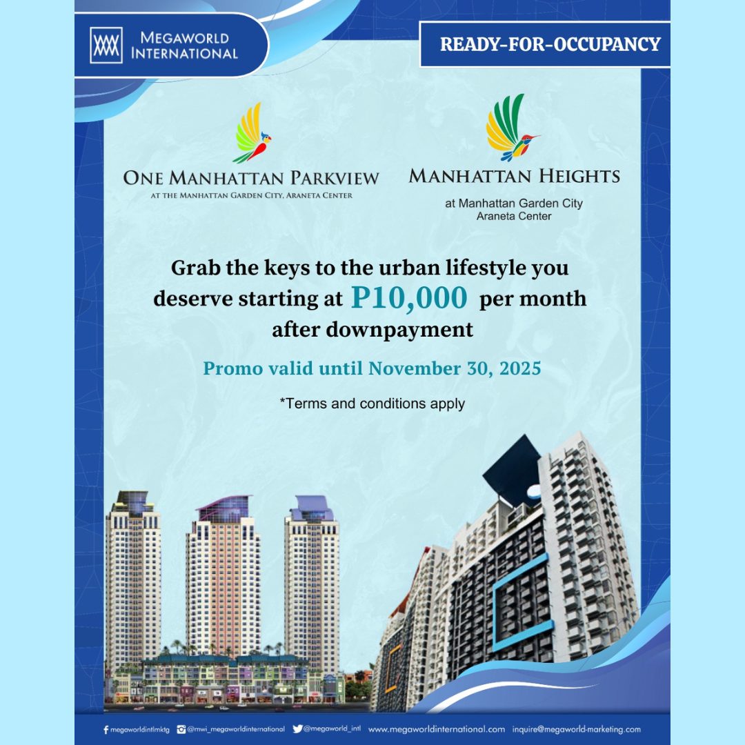 Megaworld International One Promo 112425