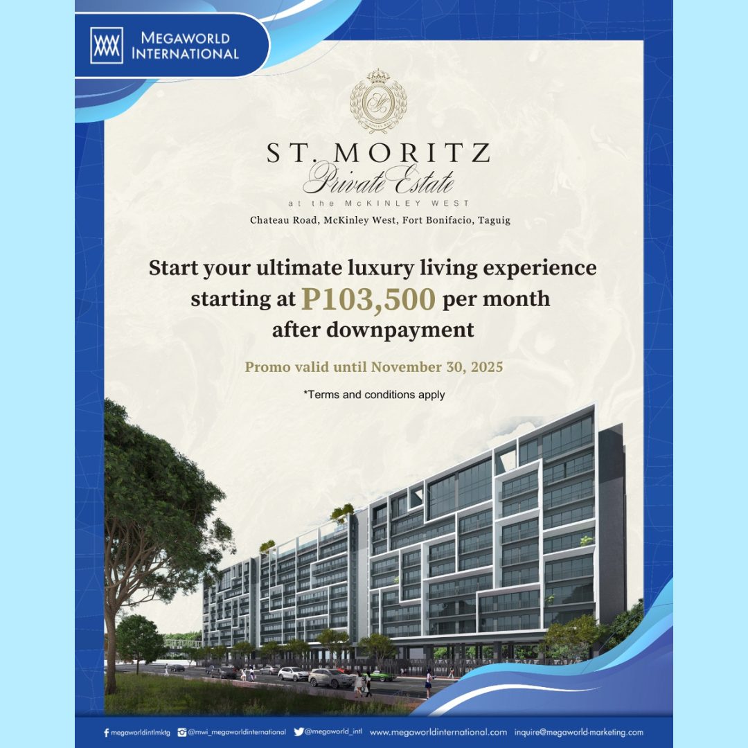 Megaworld International St, Mortiz Promo 112425