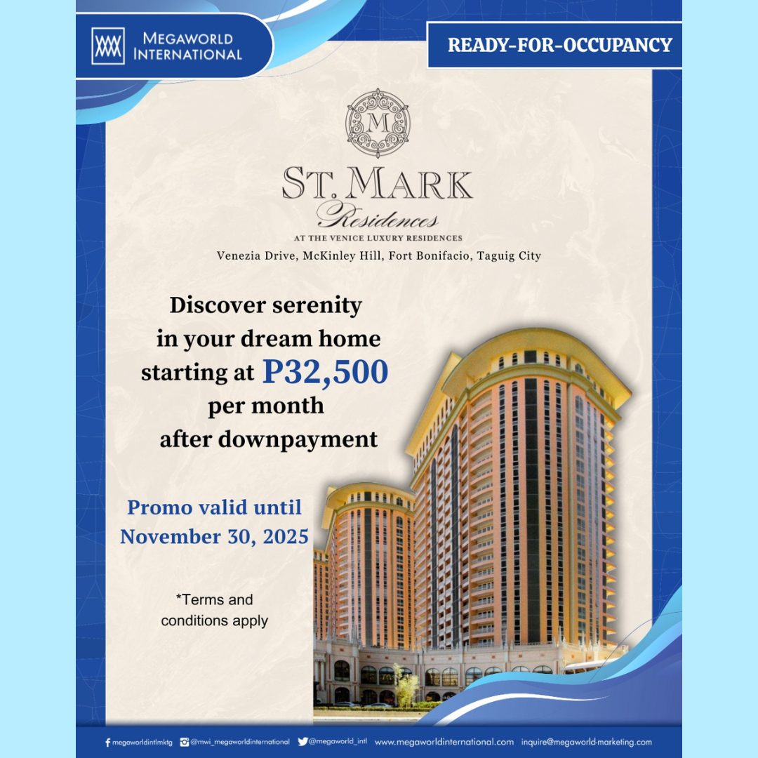 Megaworld International St.Mark Promo 112425
