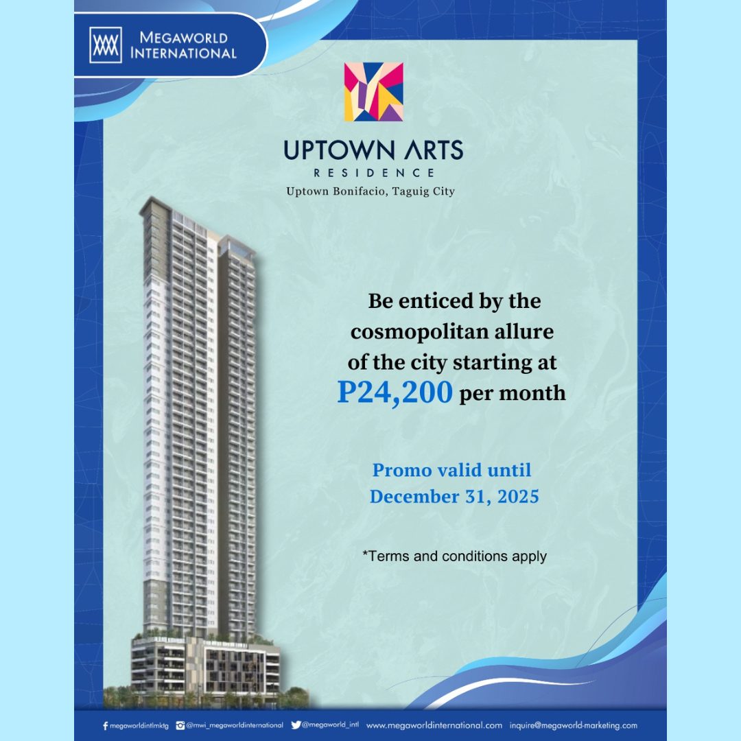 Megaworld International Uptown Arts Promo 112425