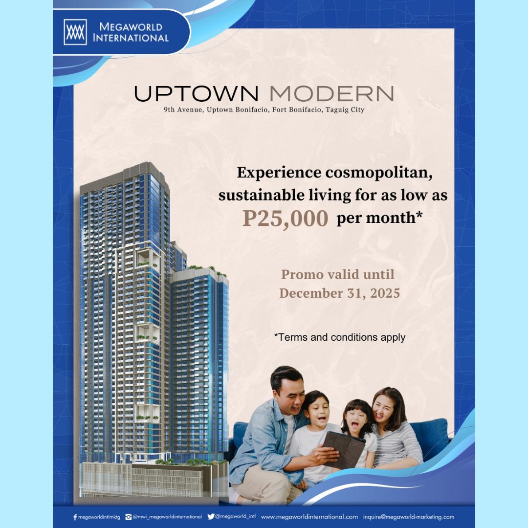 Megaworld International Uptown Modern Promo 112425