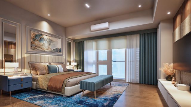 One Westpark Residence 2BR BiLevel_Master-Bedroom