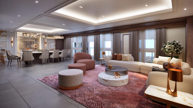 One Westpark Residence 3BR BiLevel_Living