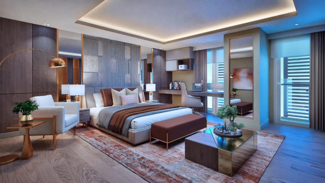 One Westpark Residence 3BR BiLevel_Master-Bedroom