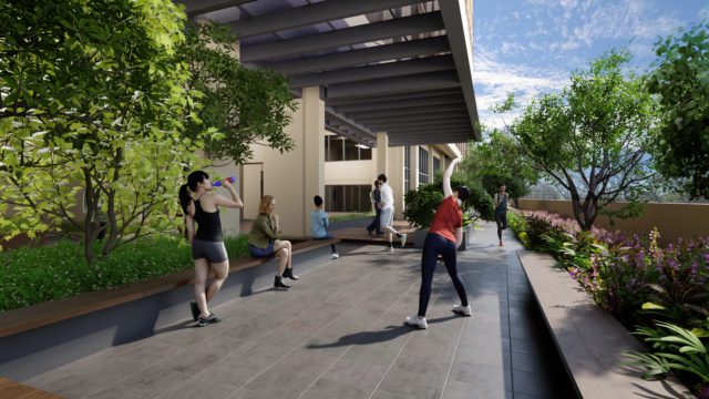 One Westpark Residences Jogging Path and Yoga Deck