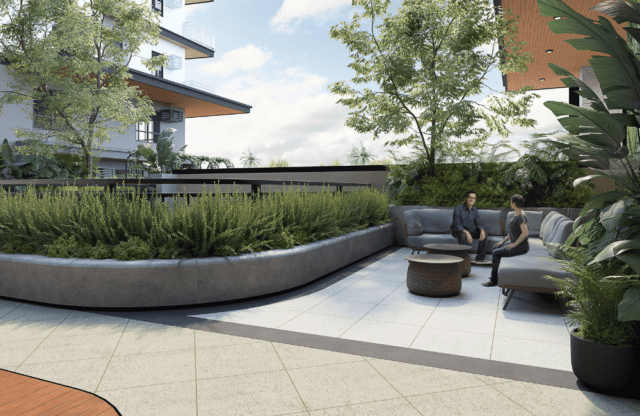 Sante Residence Palawan Outdoor Lounge