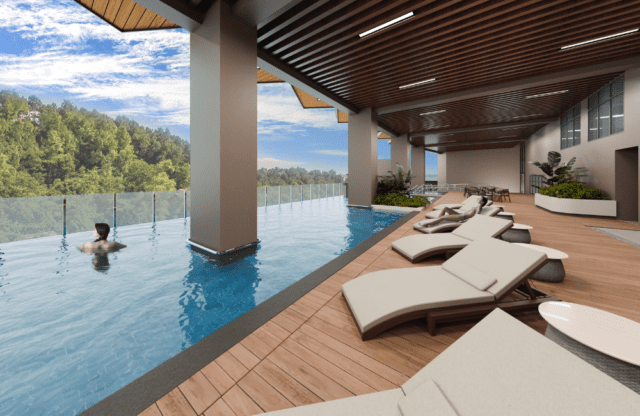 Sante Residence Palawan Pool Lounge Bed