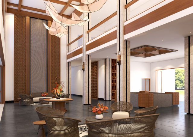 Ilocandia Beach Village Clubhouse Reception Lobby and Lounge